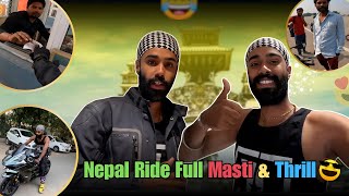 Border Cross Kiya Bike Se 😱 Nepal Ride Full Masti & Thrill 🏍️