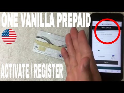Activate My Vanilla Prepaid Card / How To Activate And Register Vanilla