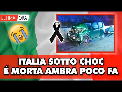 Italia sotto Choc, é morta Ambra poco fa in un tragico incidente.