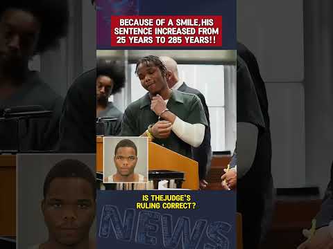 BECAUSE OF A SMILE,HISSENTENCE INCREASED FROM25 YEARS TO 285 YEARS!! #news #court #crime #police