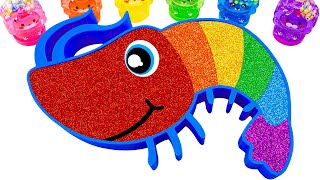ASMR VIDEO | Mixing All My Slime Smoothie In Rainbow Shrimp Bath Cutting ASMR | Making By YoYo