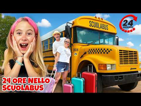 VIVIAMO NELLO SCUOLABUS PER 24 ORE CON GIORGIA E PAPÀ SALVO!