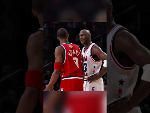 Kobe Bryant and Michael Jordan at 2003 All-Star Game #nba #kobebryant #michaeljordan