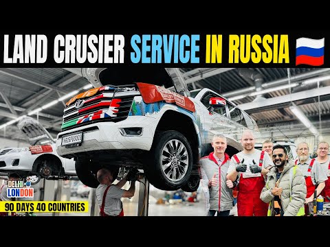 How Much For Land Curiser Service In Russia ? (Ep : 46)| India To London Road Trip
