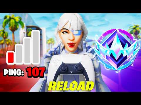 100 Ping Solo Controller Ranked Reload Speedrun (Platinum to Unreal)