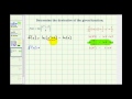 Understanding Derivatives Involving Natural Logarithms