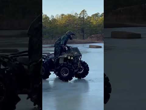 Falling through the ice