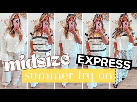 Express Midsize Summer Try-On | Black & White
