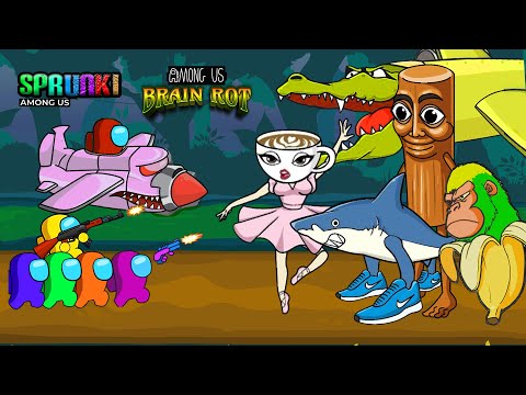 Among Us VS Italian Brainrot #3 (TUNG TUNG TUNG SAHUR, Ballerina Cappuccino) | Among Us Animation