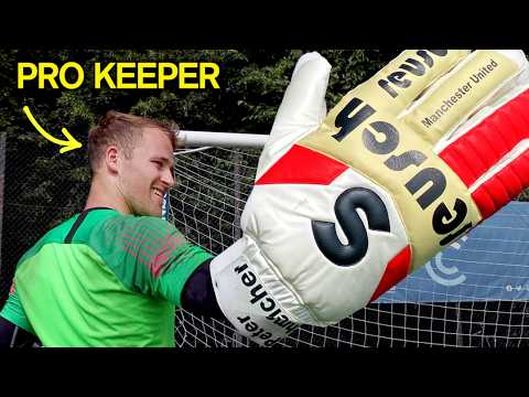 Pro Keeper vs. World's Biggest Goalie Gloves