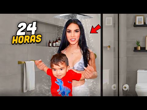 24 HORAS siendo MAMÁ SOLTERA de JUANITO 😱 Kimberly Loaiza