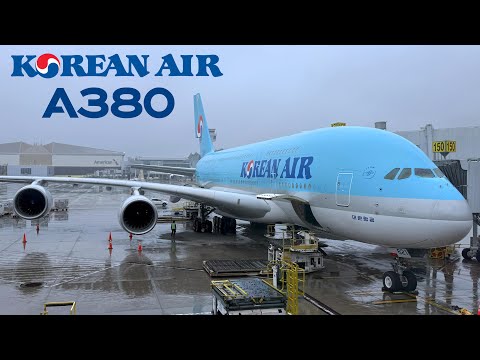 🇺🇸 Los Angeles LAX  to  Seoul ICN 🇰🇷  Korean Air Airbus A380 !  [FULL FLIGHT REPORT]  Polar route