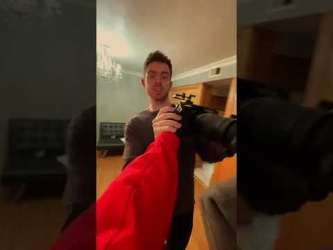 The camera guy during The Weekndโs half time show