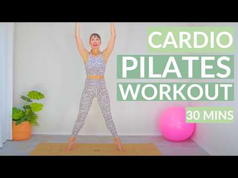 30 Minute Cardio Pilates Workout At Home | 15 MIN Standing Pilates and 15 MIN Mat Pilates