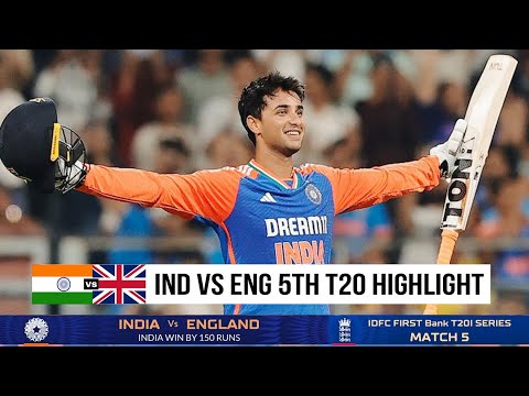 Highlights India vs England 5th T20 Match 2025 Highlights | Full Match Highlights, IND vs ENG 2025