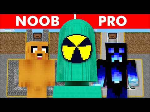 NOOB vs PRO ATOMOVÉ BUNKRY v Minecraftu @DaloCZ