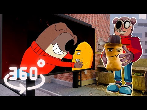 TwiddleFinger 360° | TwiddleFinger react to Animation Max Vs Chicken Nugget  | VR/360° Experience