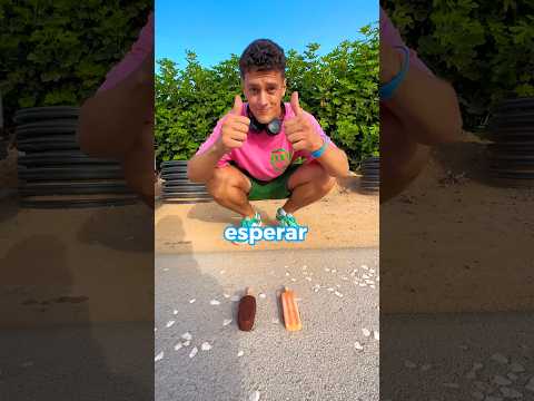 CUAL DE ESTOS HELADOS PUEDE AGUANTAR MÁS TIEMPO SIN DERRETIRSE ??#shorts