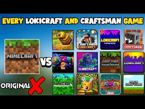 i Played Every Minecraft Clone LOKICRAFT And CRAFTSMAN Games Ever Made…