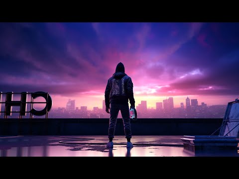 Deep Chill Music: Standing on a Roof Cityscape