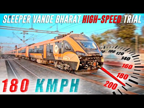 Exclusive India's First Sleeper Vande Bharat High Speed Trials🔥