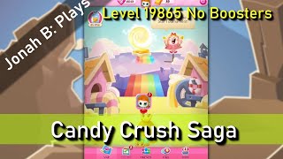 Candy Crush Saga Level 19865 No Boosters