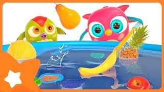 Búho Hop Hop 🦉 Aprendemas las Frutas  🍇 DIBUJOS PARA NIÑOS | El Reino Series