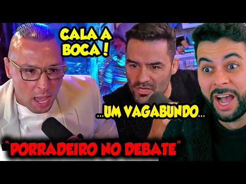 FUNKEIRO TENTA DEFENDER O CRlM3 E TOMA "PORRADA" AO VIVO EM DEBATE