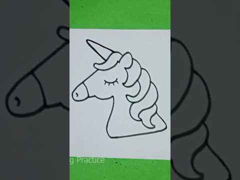 unicorn 🦄 drawing | Easy rainbow 🌈 unicorn Art #drawing #unicorn