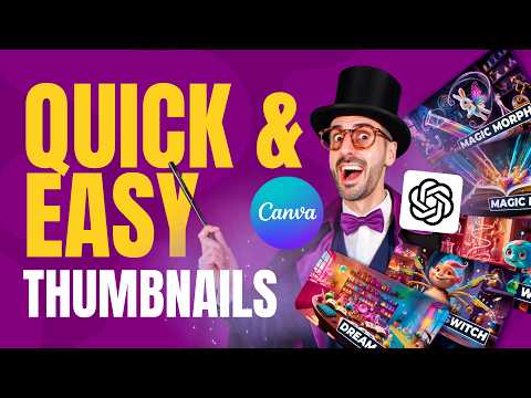 Create Easy Thumbnails with Canva Dream Lab & ChatGPT