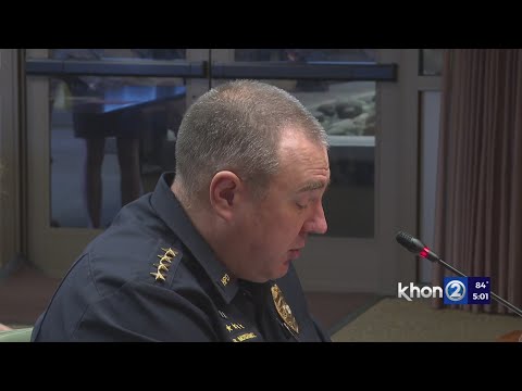 YouTube video thumbnail: Hawaii Island Police Commission Denies Moszkowicz Request to Withdraw Resignation