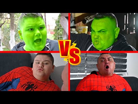 Superhero Son And Superhero Father