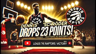 Dennis Schroder Erupts for 23 Points, Leads Lakers to Victory
