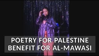 POETRY FOR PALESTINE: BENEFIT FOR AL-MAWASI