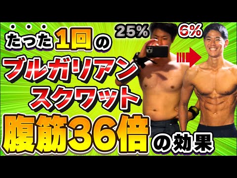 【実はお腹が痩せる】体脂肪を落とすならウォーキングよりブルガリアンスクワットをやれ！