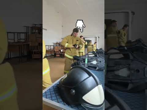 This fight to become a firefighter… felt just like a movie! 🔥#shortvideo