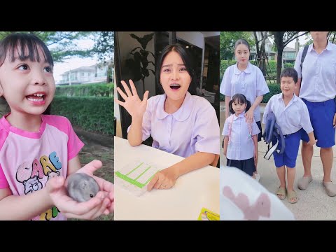 รวมคลิปละครสั้น Shorts 5 วิธีลอกขอสอบในห้องเรียน  เเม่ไม่ให้เลี้ยงหนู Ep.38