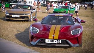 Shmee150 leaving Goodwood Festival of Speed with his supercars