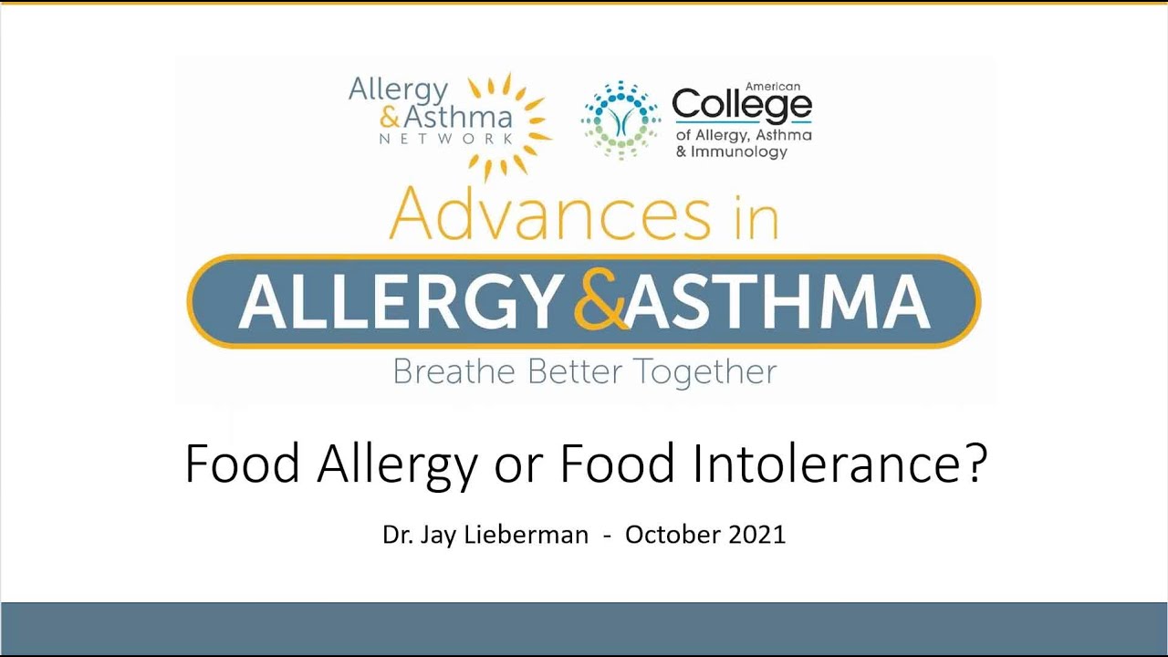 Food Allergy or Food Intolerance