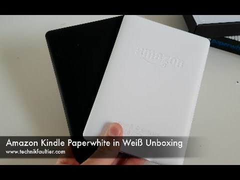(GERMAN) Amazon Kindle Paperwhite Weiß Unboxing