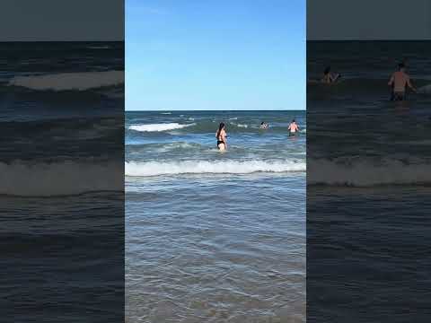 Espectacular la temperatura del mar en las playas de Mar del Plata