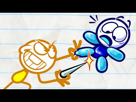 All Helium Breaks Loose | Pencilmation Cartoons!