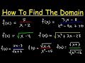 Finding the Domain of Functions with Radicals and Fractions