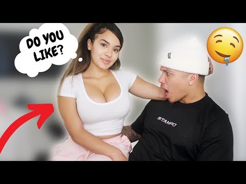 STUFFING MY BRA TO SEE IF MY BOYFRIEND NOTICES!