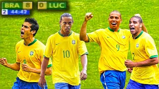 This is how Ronaldinho's Brazil had Fun against the Luzern national team