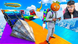 Cars Vs Cars Challenge 845.556% People Eat Their Nails After This Race in GTA 5!