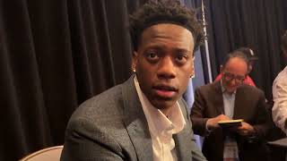 AJ Dybantsa on what would mean to him to be picked  number1 overall in tomorrows NBADraft by Wizards