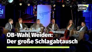 OB-Podiumsdiskussion Weiden: Klinikum, Finanzen, Wohnen, Wirtschaft – Wer überzeugt?