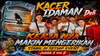 KACER IDAMAN •KERJA NYA MAKIN MENGERIKAN •JUARA 1 DAN 2 