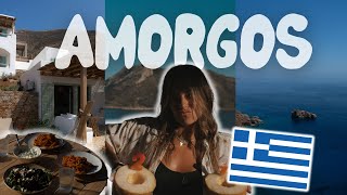 AMORGOS 🇬🇷 6 days in the *best* Airbnb on the island! Hidden beaches & EMZ'S BIRTHDAY! 🎂💦